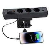 desk clamp power strip usb-c